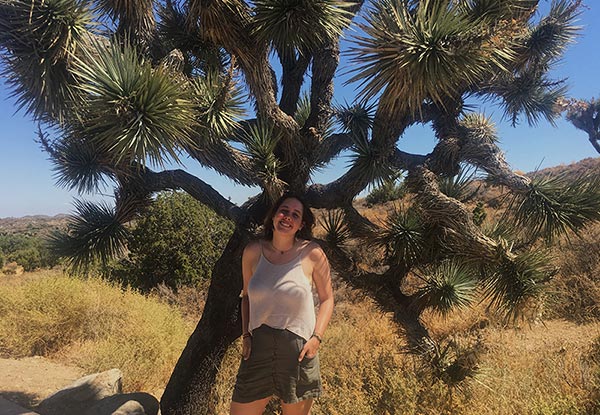 Rachel Wilkin in Joshua Tree National Park
